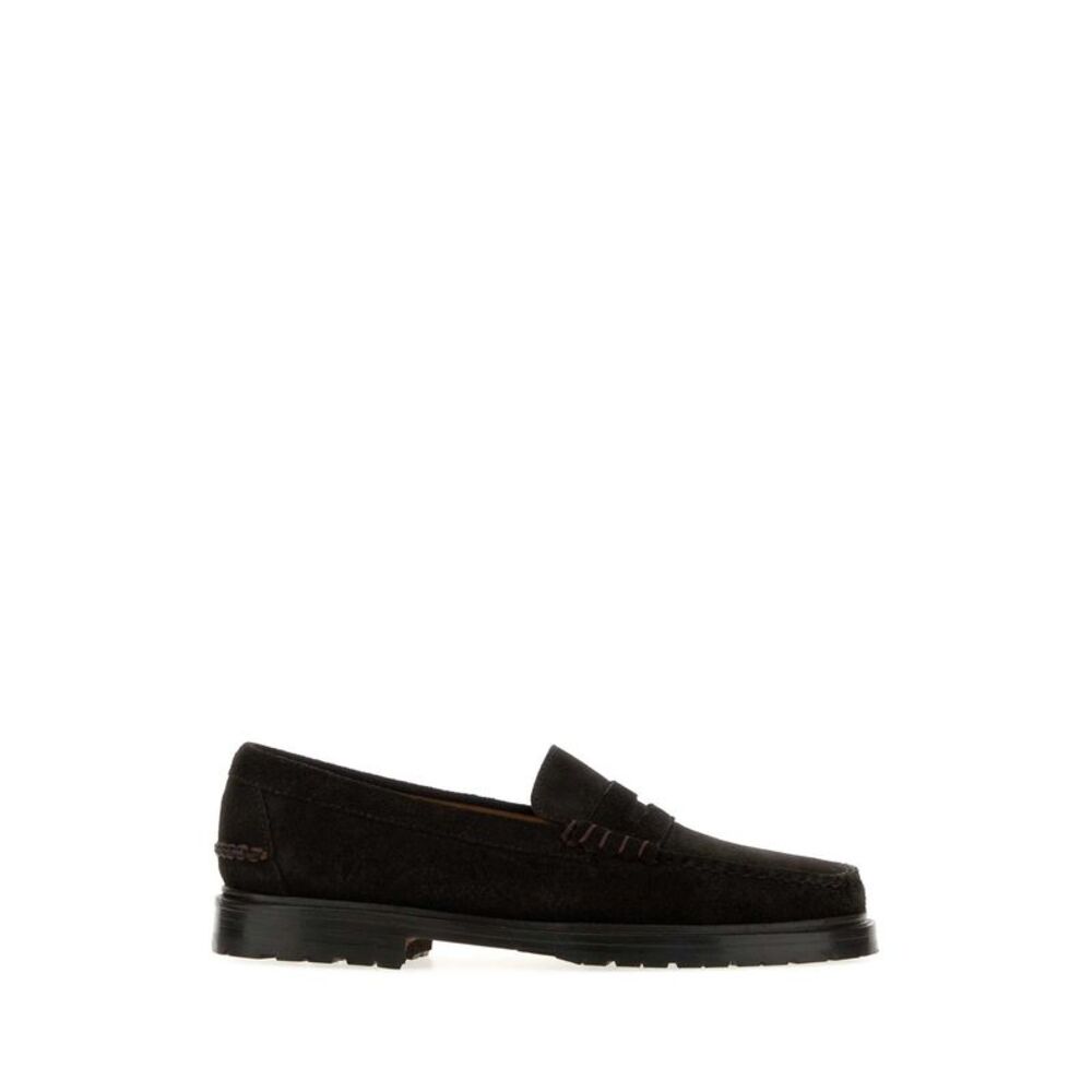 Sebago Men Dark Brown Suede Dawson Loafers